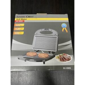 Slivers Criest Grill Maker SC-558G (Double Side Heating, Non-Stick)